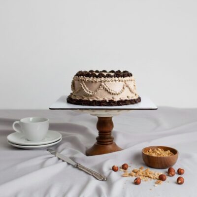 hazelnut caramel praline & mousse